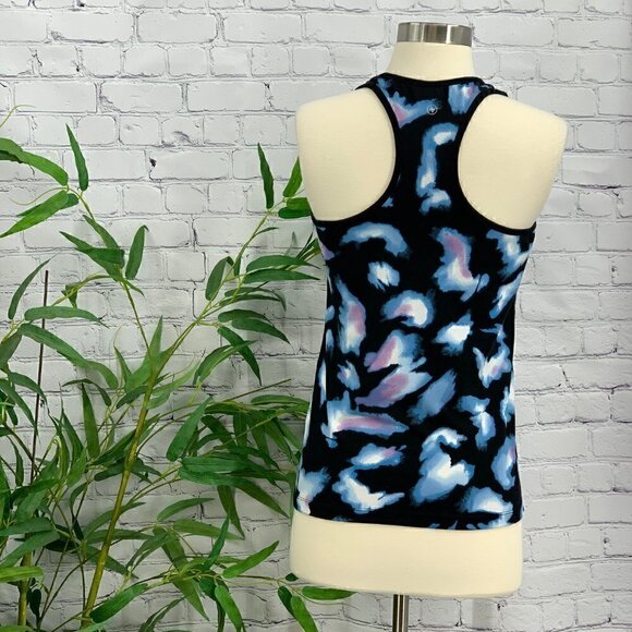 🎉Adrienne Vittadini Black Watercolor Pattern Tank - Picture 3 of 7